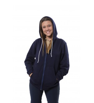 Chaqueta con Capucha y Cierre