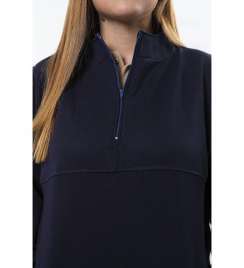 Chaqueta Cuello Alto Cerrada
